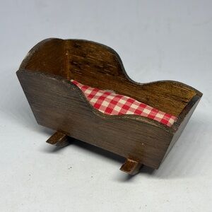 Vintage Concord Miniatures Rocking Cradle